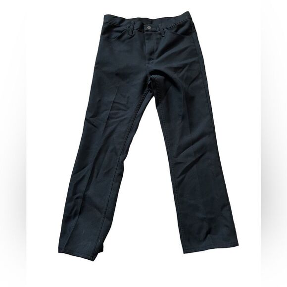 NWOT WRANGLER Black Straight Leg Mid Rise Pant 32 - Picture 2 of 9